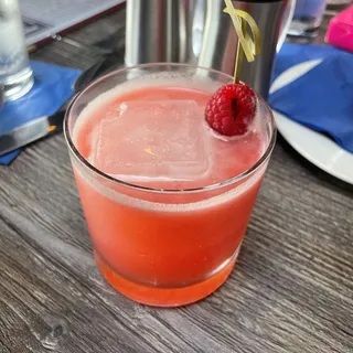 Raspberry Bourbon Smash
