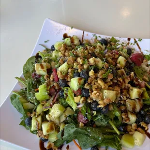 Berry Berry and Nuts Salad. I asked for no cheese. It comes with feta cheese.