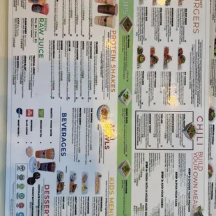 Menu, September 2024