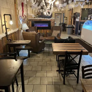 Inside area, so cute