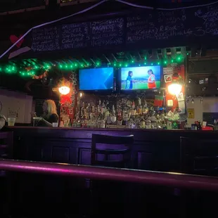a man sitting at the bar