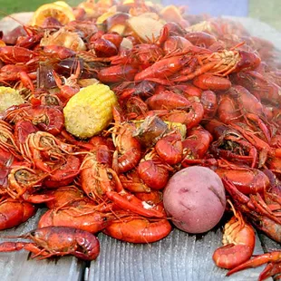 Fridays in March/April/May from 5-8pm :: $10 All You Can Eat Crawfish!