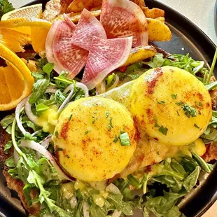 Salmon benedict