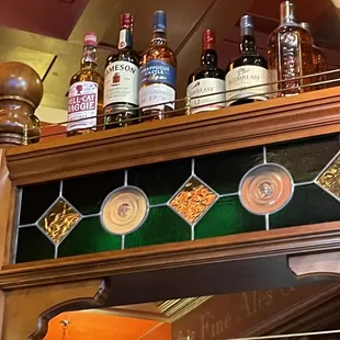 Bottles of booze