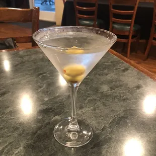 Bombay Sapphire martini... perfect!