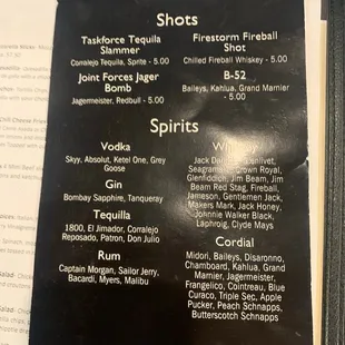 Menu Oct 2021