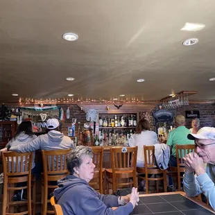 people sitting at tables