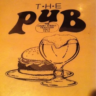 a burger and a glass of beer