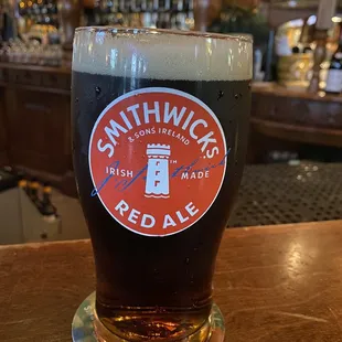a pint of beer