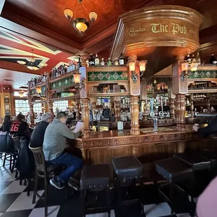 people sitting at the bar