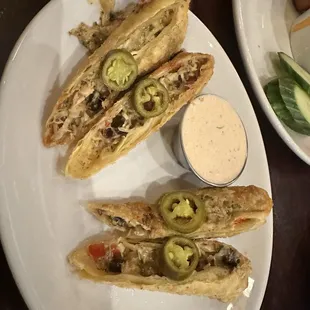 Chicken Pub Spring Rolls