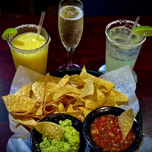 chips and drinks