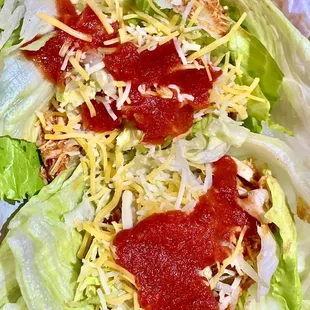 Lettuce wrap taco