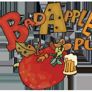 the logo for the b - apple pub