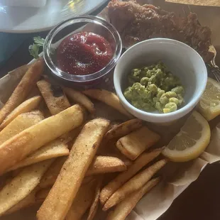 Fish and chips.