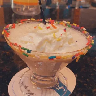 Birthday Cake Martini!