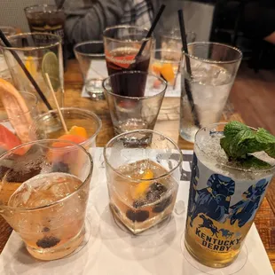 Manhattan, Old Fashioned, Mint Julep