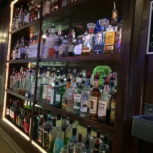 Fully stocked bar