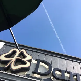 outside