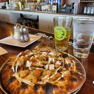 Chicken Pickle Pizza