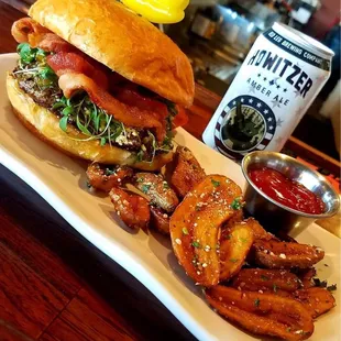 Candied caliente burger