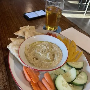 Hummus plate $12