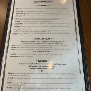 Menu 10/24