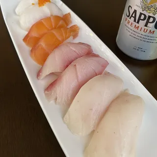 Tuna Salmon Hamachi Roll