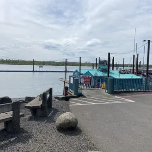 View from the parking lot