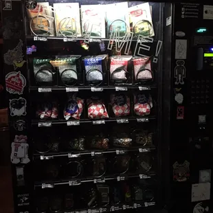 Vending machine with snacks to enjoy with your drinks