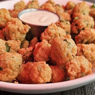 Fried okra.