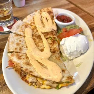 Chicken Quesadilla - This was great!