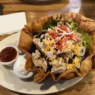 Taco Salad with Chicken