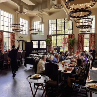 Formal room with guests