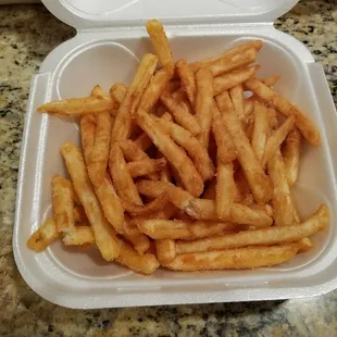 Seasoned fries - hot and tasty