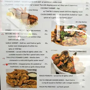 Menu: Pupus, Soups, Salads (9/2023).