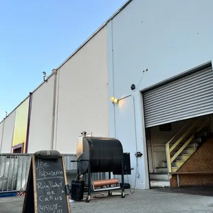 the outside of a building