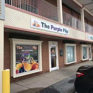 the outside of the building