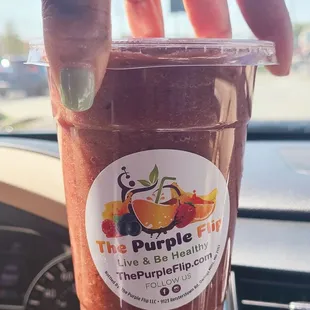 4'29'2022 Peach &amp; Blessings Smoothie (Peach and Cherries)