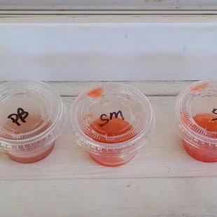 Let them know it's your first visit for a tasty surprise.