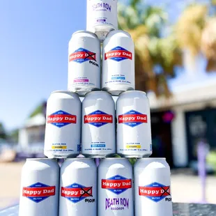 Now serving Happy Dad Hard Seltzers