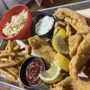 Catfish platter.
