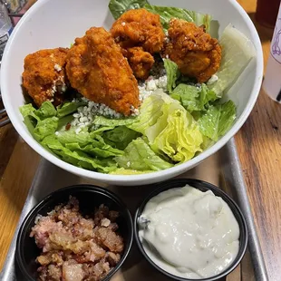 Rey BB salad (better with ranch dressing)