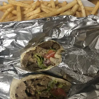Shawarma Gyro w/ Fries