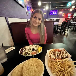 Chicken Bacon Ranch Pita w/ Fries