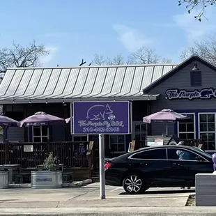 Outside view of The Purple Pig