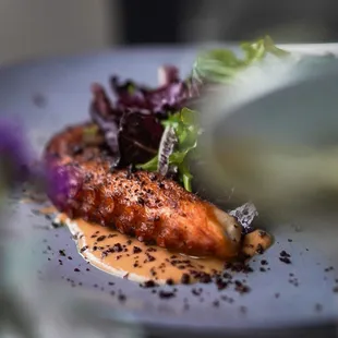 a plate of food on a table