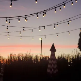 Beautiful sunset thrown in.