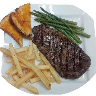 Rib-Eye Steak Dinner