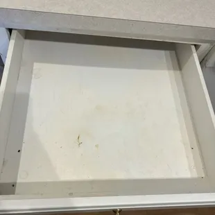 dirty kitchen drawers